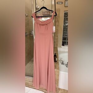 Women’s Sleeveless Pink Maxi Dress